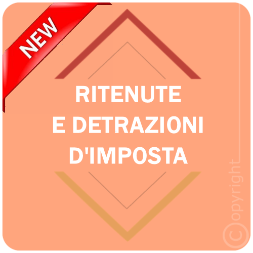 RITENUTE E DETRAZIONI D'IMPOSTA